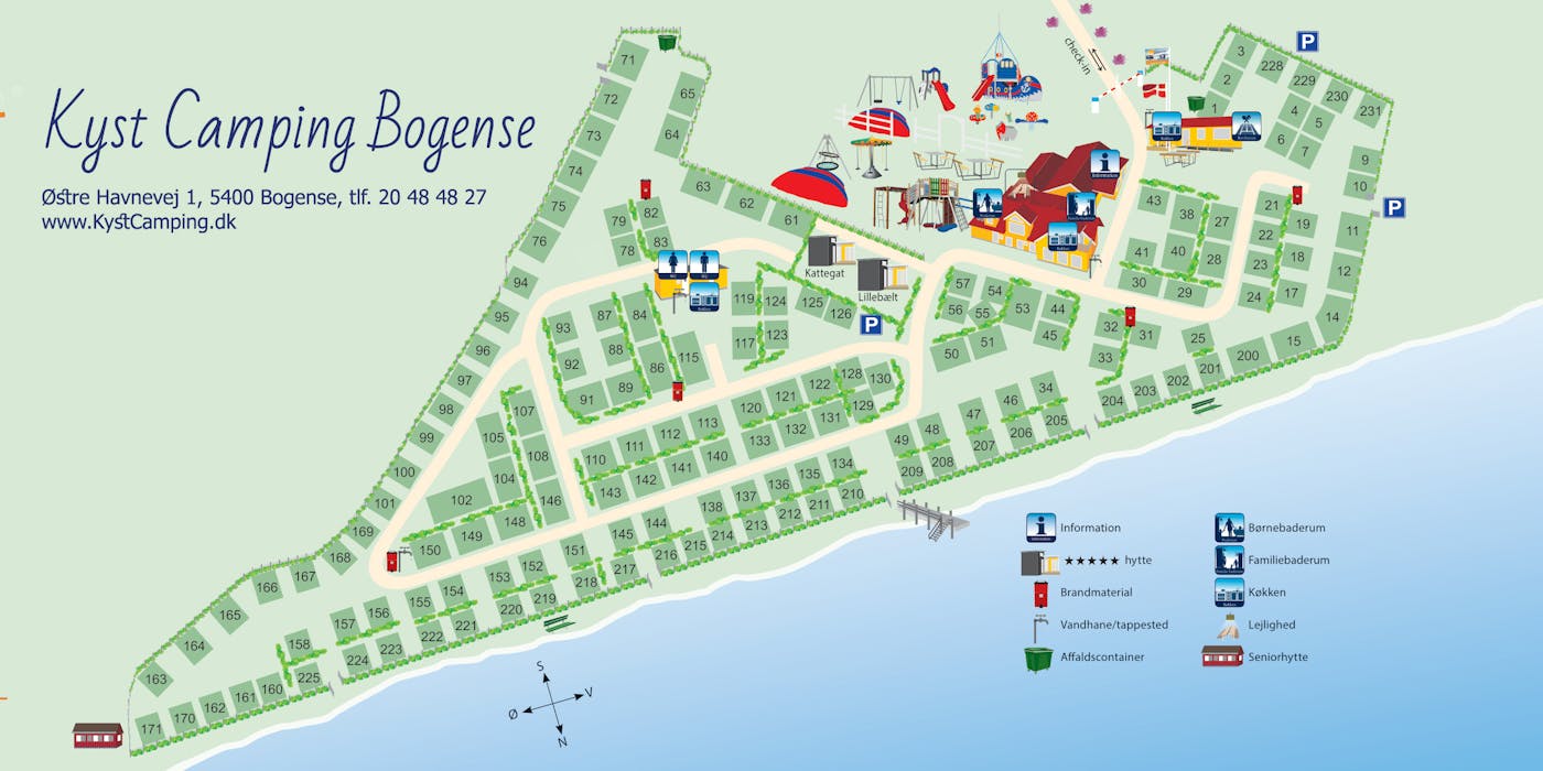 Pladskort Kyst Camping Bogense